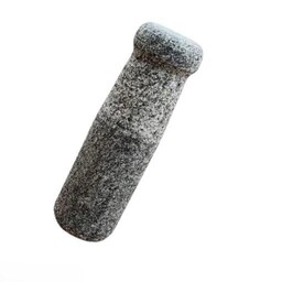 ANKETRAS Stone Pestle for Mortar, Okhli Masher, Ural, Khalbatta, Kallu, Imam Dasta Grinding, Musal and Spice Mixer for Kitchen – Traditional Handmade Tool for Spices & Coconut Breaking